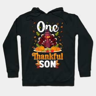 Thanksgiving day November 24 One Thankful son Hoodie